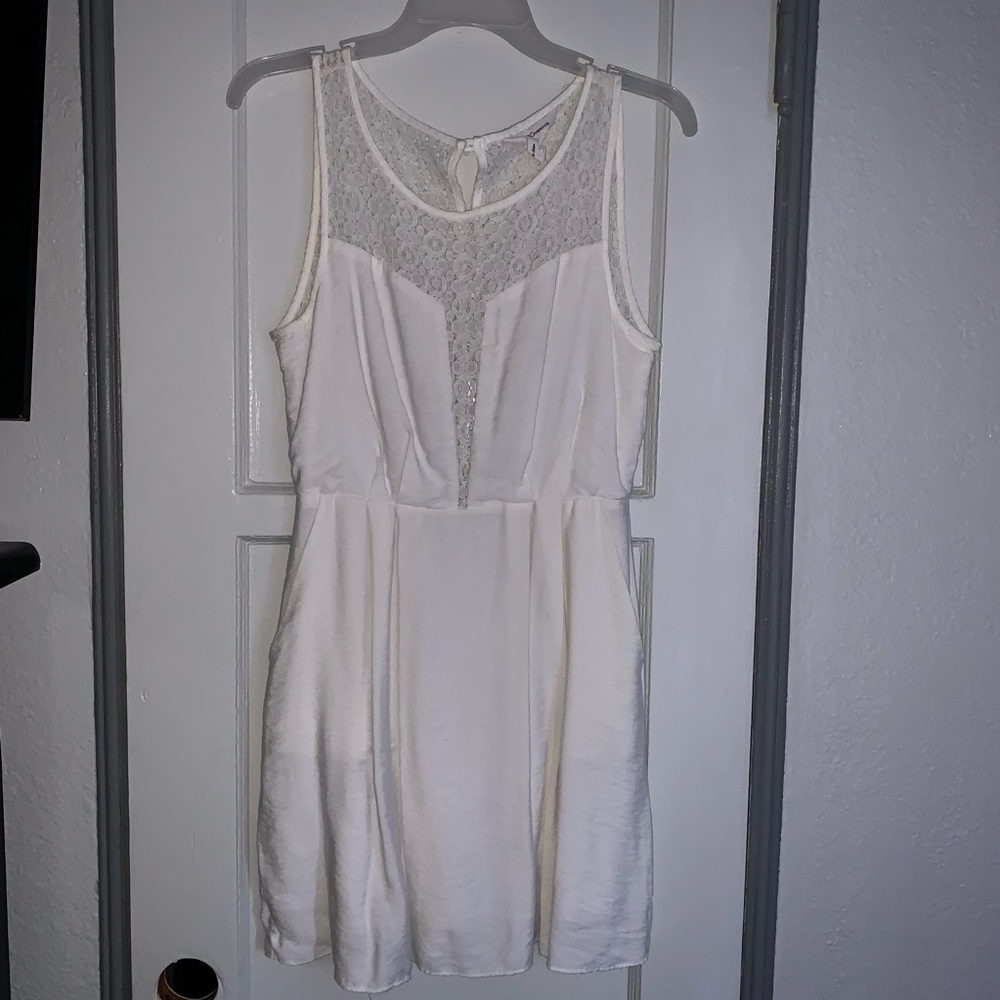 BCBG white dress